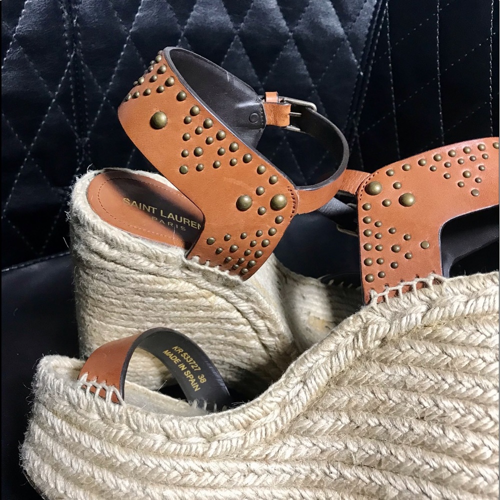 SAINT LAURENT Platform Sandal - Picture 2 of 8